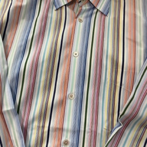 Martin Gordon Pastel Colors Stripped Shirt - Picture 4 of 5